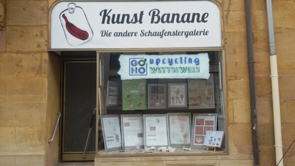 GOHO-Upcycling-Beiträge jetzt in der Kunst Banane